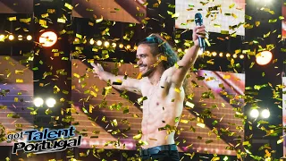 BOTÃO DOURADO! 🛎 Luiz Amorim conquistou o botão dourado dos 4 quatro jurados! | Got Talent PT l 2022