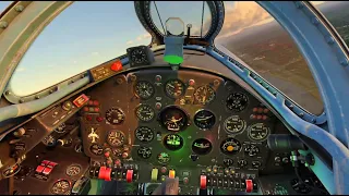 Первый вылет на реактивном бомбардировщике Як-28Б в VR шлеме в War Thunder. СБ режим.