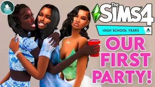 WE HAD A HOUSE PARTY! 🥳🍻 // The Sims 4 High School Years LP Ep. 3