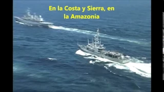 LETRA HIMNO DE LAS FUERZAS ARMADAS ECUADOR
