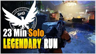 Solo *DPS ST ELMOS ENGINE* Legendary Run in 23 Minutes - The Division 2