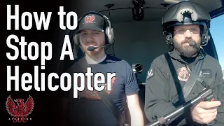 How to Quickly Stop A Helicopter - Quick Stop Maneuver Lesson