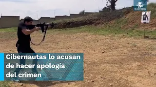 Con rifle en mano, Eduardo Verástegui lanza advertencia a “terroristas de la agenda 2030”