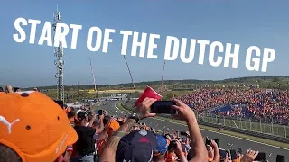 Start of the Dutch GP from grandstand | 05-09-2021