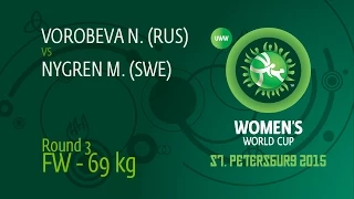 69 kg - Natalia VOROBEVA (RUS) df. Moa Lena Maria NYGREN (SWE), 10-0