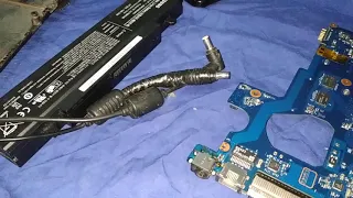 Laptop Arızalı Adaptör Girişi Masrafsız Yapımı Pratik Tamirat Tekniği