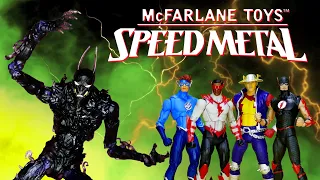 McFarlane Toys DC Multiverse Speed Metal Darkest Knight complete series review.