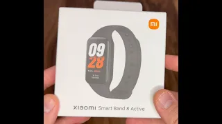 Unboxing Xiaomi Smart Band 8 Active Smart Watch Black
