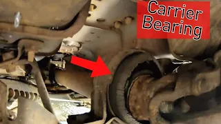 changing the carrier bearing on the nissan hardbody pt.1