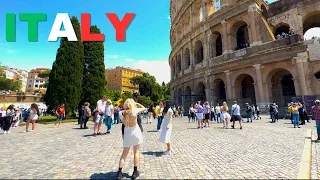 4K ROME 2023 Lost in the Streets of ROME: A Memorable Walk Italy travel walking Tour