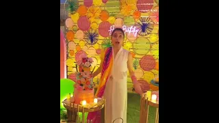 Maya ali colorful birthday party 2021 #shorts