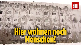 Dieses Wohnhaus ist komplett eingefroren – auch von innen!