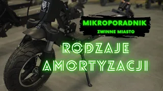 Rodzaje amortyzacji w hulajnogach elektrycznych