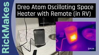 Dreo Atom Oscillating Space Heater with Remote (in RV)