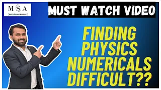 FINDING PHYSICS NUMERICALS DIFFICULT? | MHT-CET | Maharashtra Board HSC