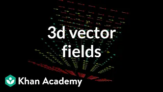 3d vector fields, introduction | Multivariable calculus | Khan Academy