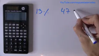 Cómo calcular el 13 por ciento - SACAR PORCENTAJES