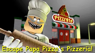 Escape Papa Pizza's Pizzeria! (SCARY OBBY) - Roblox Game