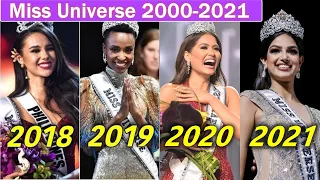 Miss Universe Winners List - Last 20 Years (2000-2021). Harnaaz Sandhu India's 3rd Miss Universe