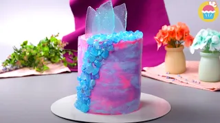 How to make Rock Candy Cake | Yummy Cake Decorating ideas by Nyam Nyam