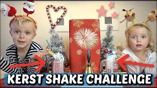 TWiN TELEPATHY CHRiSTMAS SHAKE CHALLENGE 🍨 ( broer & zus) | Luan Bellinga #83