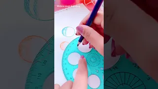 Easy Bubbles Painting Technique | how to draw Bubbles #shorts #art #painting #satisfying