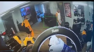 Baltimore Off Duty Wrecks Barbershop Attacker