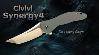 NEW Knife! Civivi Synergy4: New Larger Tanto Model in Nitro-V by Jim O'Young!