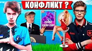 MIRWANA ПРО ТРИО И ДЕВУШКУ TOOSE. ПОСЛЕДНИЙ ТРИО CASH CUP 18 СЕЗОНА ФОРТНАЙТ. FREEMOK, KIRYACHE 7TOR