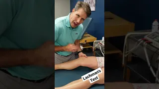 How to perform the "Lachman's Test" #shorts #knee #orthoevalpal