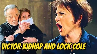 The Young And The Restless Spoilers Victor ties up and locks Cole up - calling for Nick to help