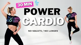 🔥30 Min POWER CARDIO HIIT🔥BURN CALORIES @HOME WEIGHT LOSS🔥NO SQUATS/NO LUNGES🔥NO JUMPING🔥