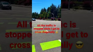 Diagonal Bike Crossing - 520 Trail #shorts