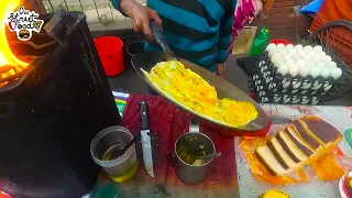 Old Couple Selling Egg Stuffed Combination Bread Toast | Bangladeshi Street Food@OurStreetFoodbd
