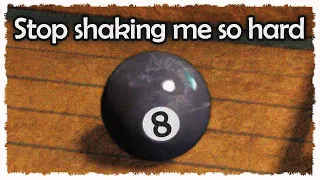 Letting a cursed Magic 8 Ball guide me through the wasteland