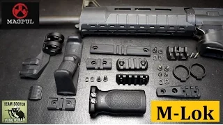 Magpul's New M-lok Accessories & Key Mod Comparison