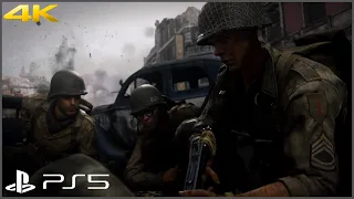 Call of Duty WW2 - PS5™ GAMEPLAY 4K HDR Collateral Damage Mission