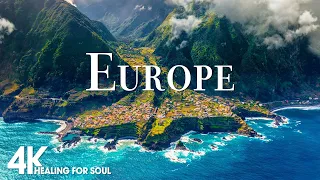 Europe 4K - Scenic Relaxation Film with Calming Cinematic Music - Amazing Nature