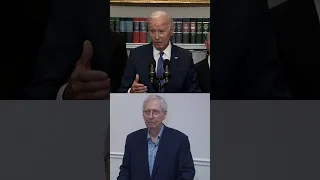 Biden Reacts to McConnell Freezing at Kentucky Event