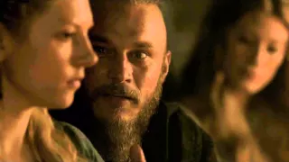 Vikings Season 2 Ep 1 - Ragna is embarrassed