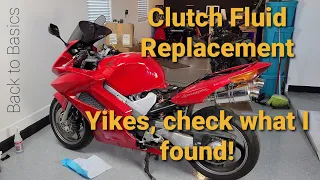 Back To Basics: How to replace the clutch fluid (VFR800)