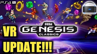 Sega Genesis Classics (PSVR/Pro) Live! VR Update!!! Feat. DavestationVR!