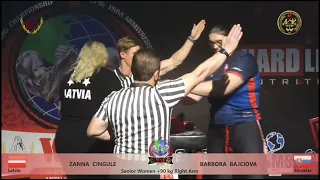 Barbora Bajciova destroying her competition | World Armwrestling Championship 2022