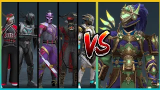 Shadow Fight 3: My legendary Sets vs All Midnight Lotus & Nightmare [Full Moon Riddles Event]