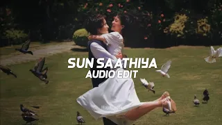 sun saathiya「edit audio」