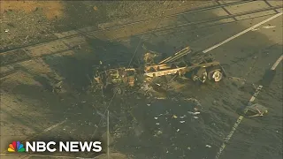 At least 7 firefighters injured in Los Angeles truck explosion