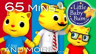 Little Baby Bum | Five Kittens Jumping on The Bed | Nursery Rhymes for Babies | Songs for Kids