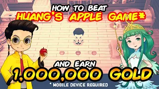 Story of Seasons: Friends of Mineral Town - How to Beat Huang's Apple Game and Earn 1,000,000 Gold
