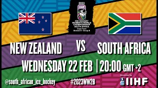 2023 IIHF ICE HOCKEY WOMEN'S WORLD CHAMPIONSHIP Division II, Group B SOUTH AFRICA. Game 5