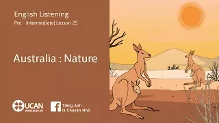 Learn English Via listening | Pre Intermediate - Lesson 25. Australia : Nature